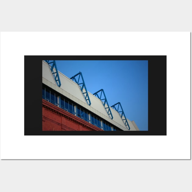 Glasgow Rangers wall art of Ibrox Stadium Wall Art by simplythewest